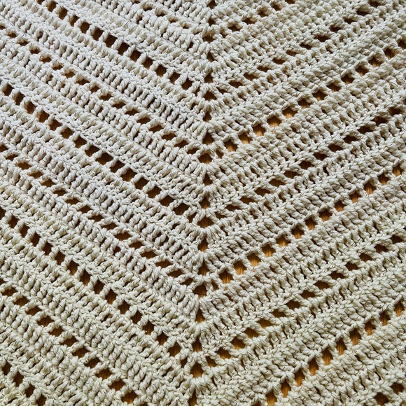 New,hand crochet, summer shawl - Picture 3 of 11